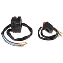 2pcs 22mm Motorcycle Handlebar Button Switch Set Left + Right Ignition Engine