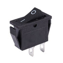5Pcs SPST On Off Black Snap in Boat Rocker Switch AC250V/15A 125V/20A S6V6