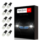 10 Pcs Ice Blue 12V 6500K Car Led Bulb T10 168 5730 Ip67 Wedge Side Light B D5F6