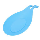 Kitchen Heat Resistant Silicone Spoon Rest Utensil Spatula Holder Kitchen T H9R2