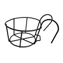 Black Metal Flowerpot Hanging Basket Holder Garden Plant Racks Metal Baskets