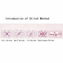DIY Handmade Needlework Counted Cross Stitch Set Embroidery Kit 14CT Cat on B L7