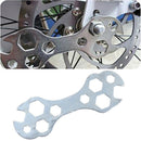 Multitool Portable Wrench 8-15mm Hex Wrench Spanner Bicycle Repair Hand Tools JR