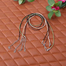 5 Color 100pcs 2mm Round Leather Cord Necklace Lobster Clasp