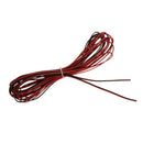 22 GAUGE 8M RED BLACK ZIP WIRE AWG CABLE POWER GROUND STRANDED tinned coppe T2H9