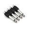 4Pcs RCA Female to 1/4" 6.35mm Male Mono Audio Adapters Connectors PlugsLJ