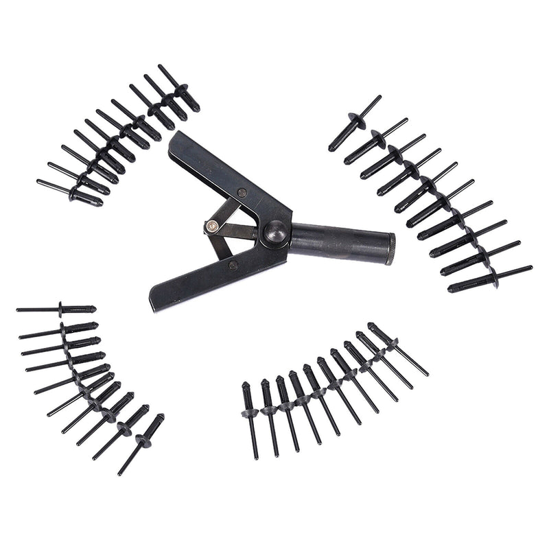 Pack of 41 Hand Riveter Rivet Gun Quick Set for Door Panel Wood Board Car