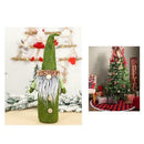 2pcs Gnome Wine Bottle Set Cover Bag Sweater for Christmas Decoration