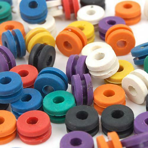 Rubber Tattoo Machine Grommets, 100pcs