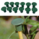 12pcs Durable Green Cane End Caps Garden Cane Caps Plant Care Tools 3cm
