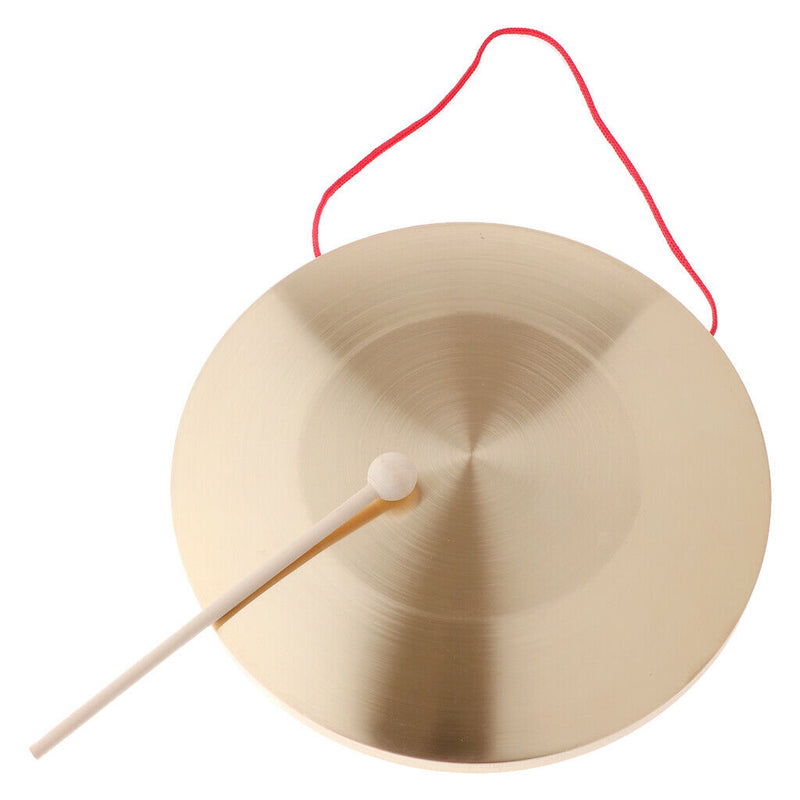 Kids Hand Percussion Gong Cymbal with Mallet, Musical Early Learning Developing