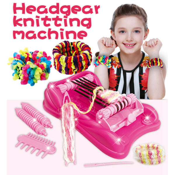 Hairband Machine Girls Bracelet Headwear Knitting Maker Machine Pretend Play