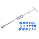 19 Pcs Dent Puller Car Body Paintless Dent Hail Repair Tool Plastic Glue Pu