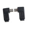 2X 90 Degree Micro Left &Right Angle USB Male to Female Plug Adapters Charger~Z