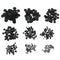 450Pcs 2mm To 8mm Keypad Repair Kit For IR Remote Controllers Conductive Pad Kit
