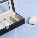 High - end watch case PU watch display box gift box transparent cover watch