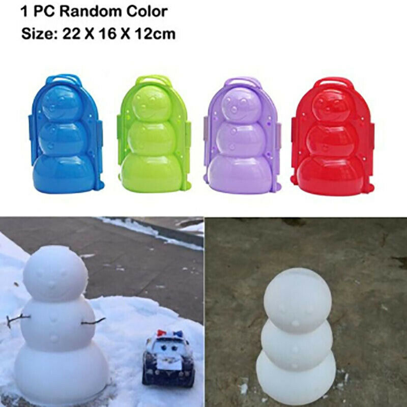 1PC Winter Snowball Maker Mold Tool Funny Outdoor Sport Make Snowman Toys BX