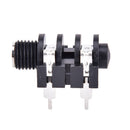 6.35mm Stereo Mono Microphone Phone Jack PCB Switch Socket Panel Chassis Mo- OZ