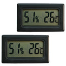2X LCD Digital Thermometer Humidity Meter In/ Outdoor Room Mini Hygrometer,