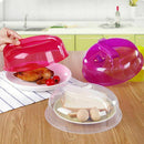 3Pcs Random Colors Home Kitchen Food Protective Cover Splash Cover Microwav E9S1