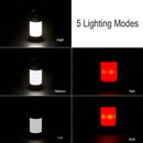 Led Camping Light Rechargeable Led Portable Lantern Flashlight USB 5 Modes