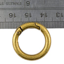 Spring Snap Hooks Gate O Ring Keyring Organizing Accessory Buckle Brass