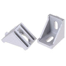 1X(20Pcs/ Lot 3030 Corner Brackets Fasten L Connector For 3030 Aluminum Pro