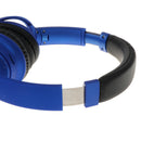 Bluetooth Headphones HiFi Stereo Wireless Headphones SD/TF Card Mode Blue