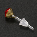 40 Pcs/set Women Girl's Crystal Stud Earrings Christmas Present (size:5mm)