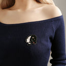 Anime Cartoon Portrait Brooches Shirt Jacket Sweater Jackets Pins (Style 2)
