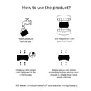 2Pcs Jaw Jawline Exerciser Exercise Ball Chisel Chin Look Younger Black