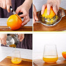 Stainless Steel Juicer Lemon Lime Orange Fruit Squeezer Home Hand S5Y0 B8X6