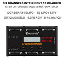 Rcharlance 1S Battery Charger 6X4.35W Lipo/Lihv Battery Charger with Micro- C9Z2