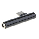 Short Type-C Male to 3.5mm Female Audio Adapter Cable Converter