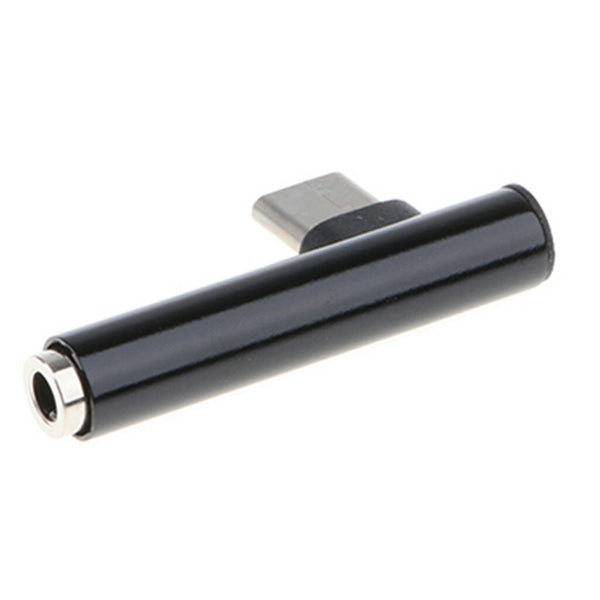 Short Type-C Male to 3.5mm Female Audio Adapter Cable Converter