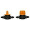 Mini Valve With 4/7Mm Hose Garden Irrigation Barbed Water Flow Control Valv