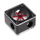 Flow Meter Indicator G1/4 Threaded 5 Impeller for PC Computer Water