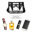 Clear Cross-Body Shoulder Bag,Toiletry Organizer Wash Bag -NFL Stadium Appr N8H2