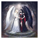 5D DIY Full Drill Diamond Painting Black and White Angel Cross Stitch Craft Kit