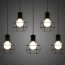 Wire Frame Pendant Light Loft Ceiling Lamp Shade Home Decor Lamp Covers Home Bar