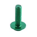 20 Pcs Green Aluminum Alloy Motorcycle Hexagonal Bolts Screws M6