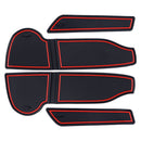 16Pcs Anti-Slip Gate Slot Mat Black fit for Subaru XV 2018 2019 PVC New