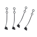 4Pcs New SAE Cover Waterproof Plug Cap DC Power Solar Flat Wire Cable Connector