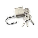 Metal 30mm 3 Keys High Security Solid Lock Door Gate Jewlery Box Safety Padlock!