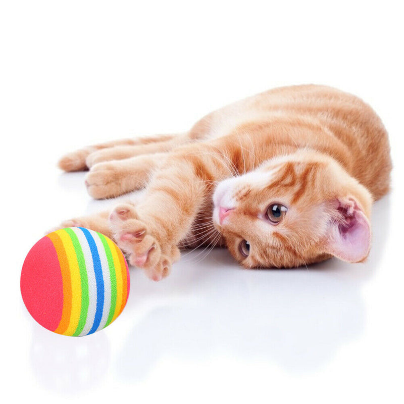 16pcs Funny Cat Stick Balls False Mouse for Kitten Pets Interactive Toys A