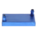 Aluminum Water Cooling Block CPU Graphics Heat Sink 40 x 80mm Radiators Up