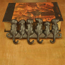 Cast Iron Dog Door Key Hook Pastoral European Retro Wall Hanging Coat Creat W9Q7