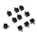 10 Pcs Stereo Audio Jack Adapter - 3.5mm Jack Socket Adapter