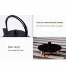 Style Cast Iron Kettle Teapot Comes With Strainer Tea Pot 300ml (Black)