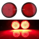 2x Replacement 2inch 55mm Round Reflectors Universal fits Motorbike ATV Dirt